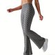 Women's slim-fit casual polka dot minimalist sports pants